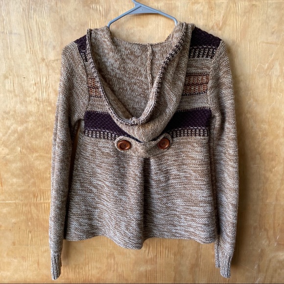 In Stitches Wool Blend Natural Cardigan - Picture 3 of 9